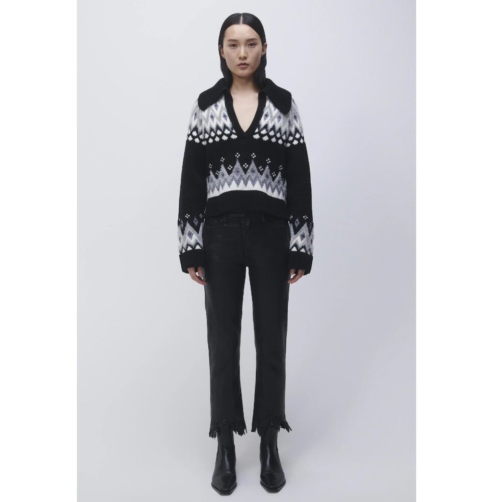 NWT SIMKHAI RIVER HIGH RISE STRAIGHT PANT